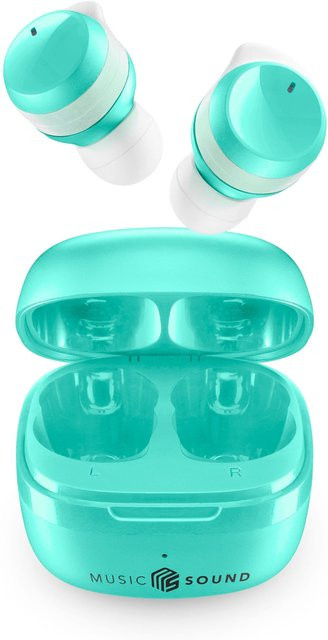 CellularLine Music & Sound FLOW Bluetooth In-Ear Earphones mit USB-C in Grün - Bild 1