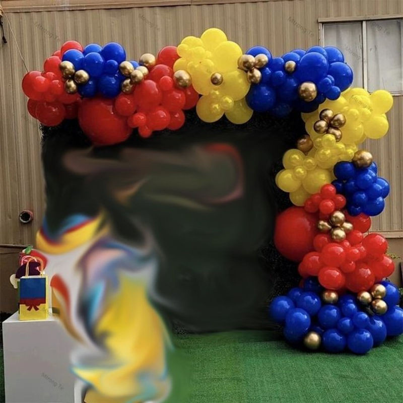 Mtrong Te 150-teiliges Prinzessinnen Party-Ballon-Set in Mehrfarbig für Kindergeburtstage und Babypartys - Bild 1