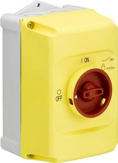 ABB Stotz S&J Isolierstoffgehäuse IP65 IB132-Y in Gelb - Bild 1