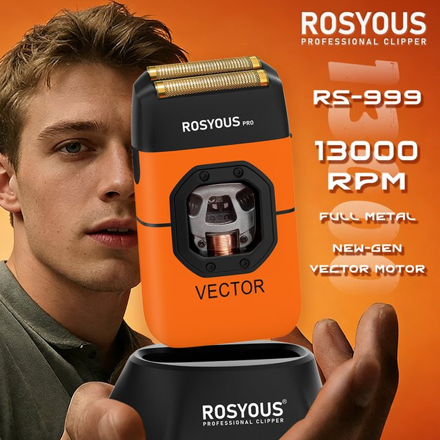 ROSYOUS RS-999 Folienrasierer, Herren, Bartschneider - Bild 1
