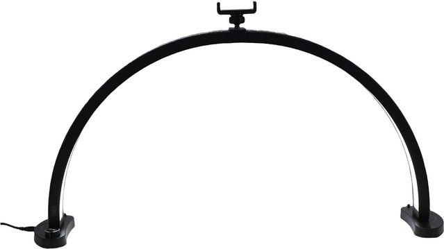 Neoglint Halbmond-Licht mit Handyhalter, 71 cm, Schwarz/White - Bild 1