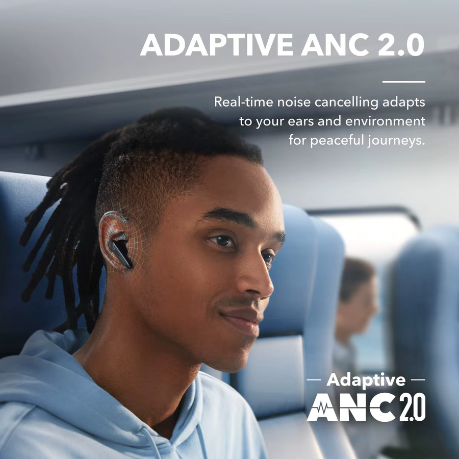 Soundcore by Anker Liberty 4 NC Bluetooth 5.3 In-Ear-Kopfhörer mit adaptiver Geräuschunterdrückung in Schwarz - Bild 3