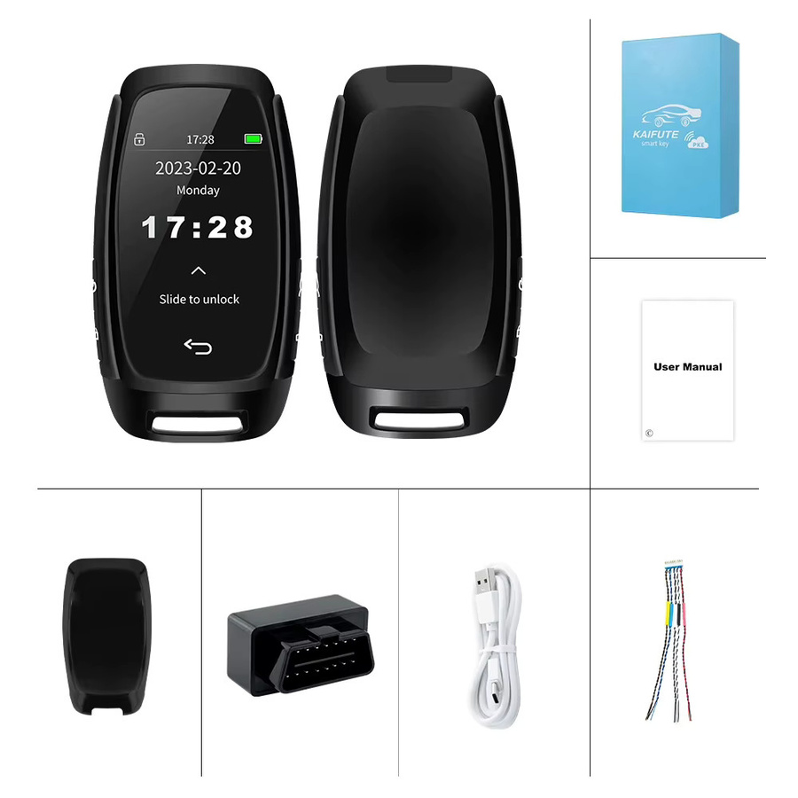 YIQIXIN CF920 Universal Modifizierter LCD Smart Key für BMW Benz Audi KIA Jaguar Mazda Hyundai Nissan Renault mit Keyless Entry Funktion - Bild 4