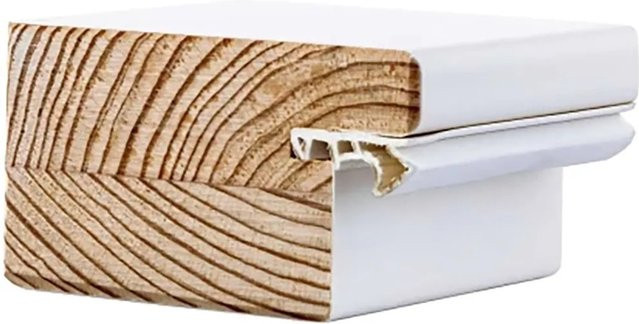 GetaDoor Blockzarge CPL Weiß ähnl. RAL9010 (GL223) Anschlag Rechts, B/T/H: 61,0 x 4,5 x 198,5 cm - Bild 1