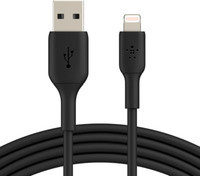 Belkin Boost Charge Lightning auf USB-A Ladekabel und Synchronisationskabel, Schwarz, 3 m - Bild 1