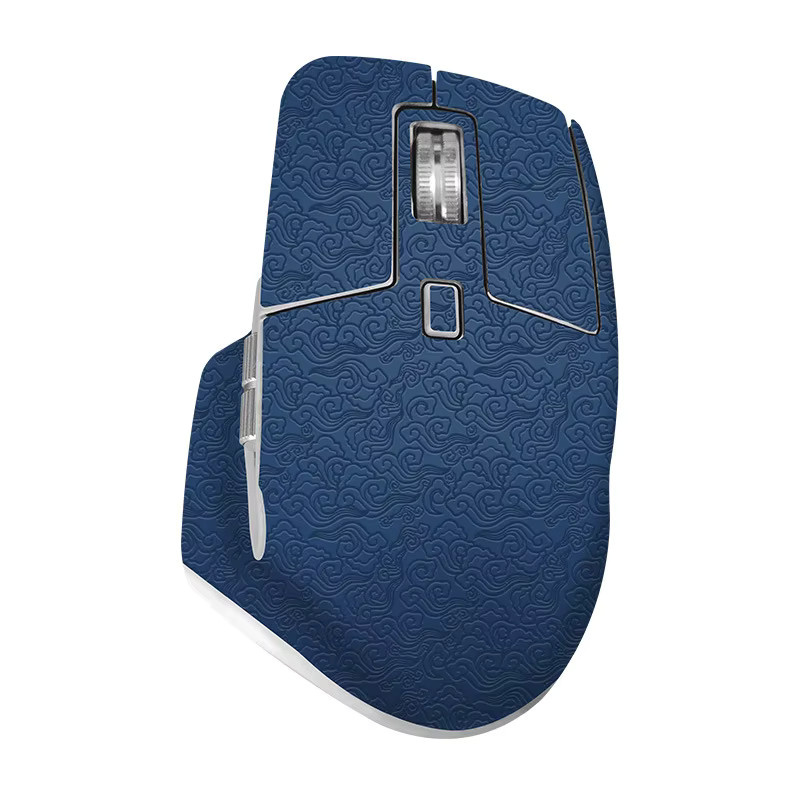 Rutschfester Mausaufkleber Logitech MX Master 3 als Mausgriffband in Blau, schweißabsorbierend und bedruckt - Bild 6