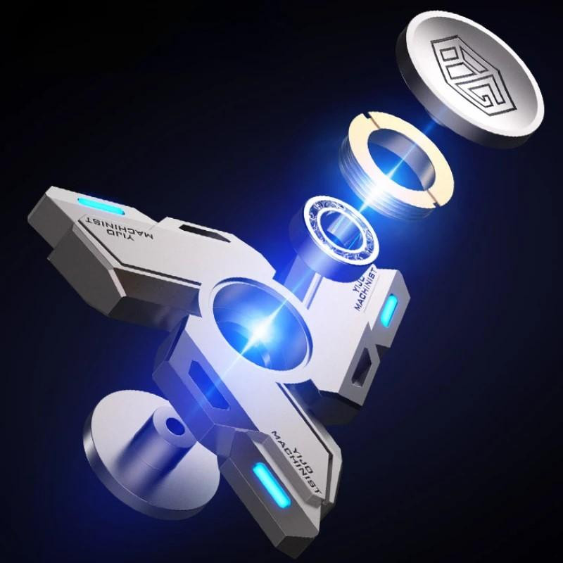 Bai Fen Bai Toys Fidget Spinner aus Metalllegierung leuchtend - Bild 3