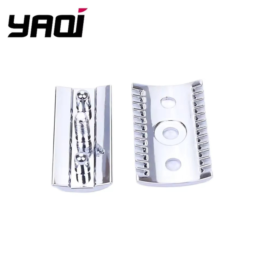 Yaqi Chrome Rasierkopf mit offenem Kamm, Herren, Gesicht - Bild 2