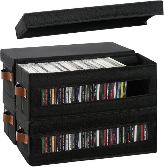 Epson CD-Aufbewahrungsbox mit Sichtfenster und Griffen in Schwarz - Bild 1