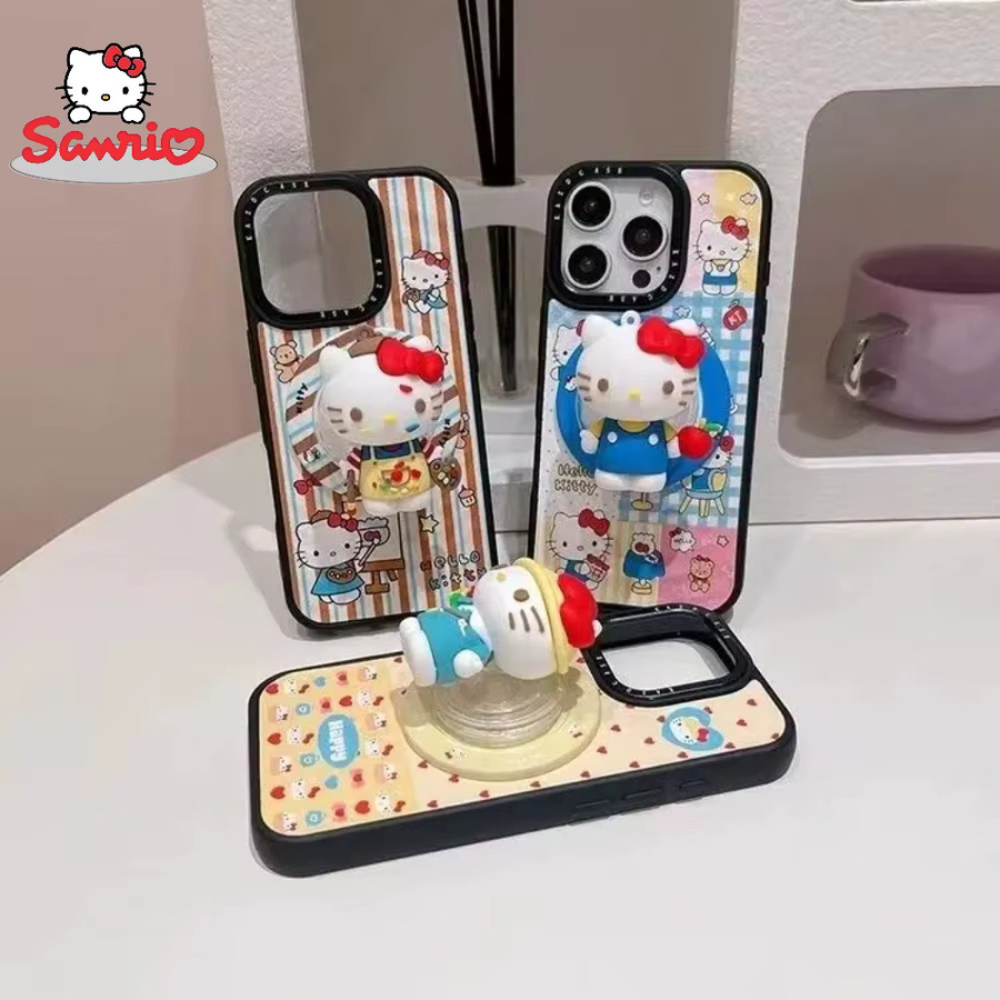 Sanrio MagSafe Magnetischer Phone GripTok Ständer mit 3D Hello Kitty Design für iPhone in Multicolour - Bild 2