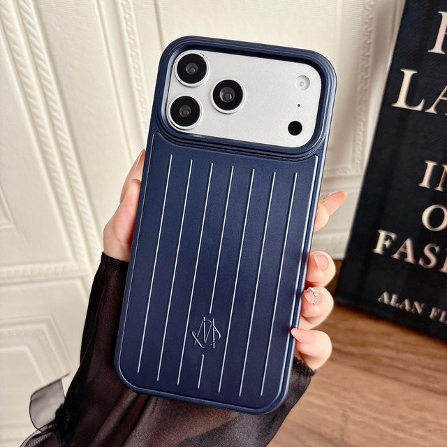 2-in-1 Luxus-Hülle mit Ständer für Apple iPhone 17 Pro Max und 14 Pro in Blau - Bild 1