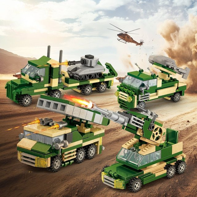 Mitty DIY-Montagepuzzle Militärmotiv, Fahrzeuge, Bunt / Mehrfarbig, Grau, Grün, Kunststoff - Bild 1