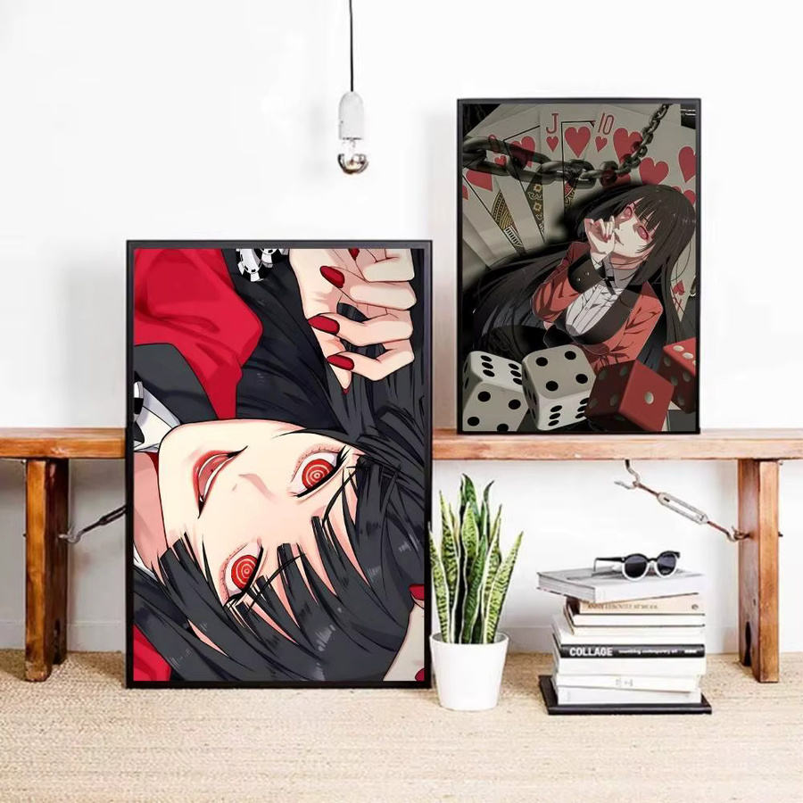 Selbstklebender Anime K-Kakegurui Manga-Poster aus Papier in Mehrfarbig - Bild 4