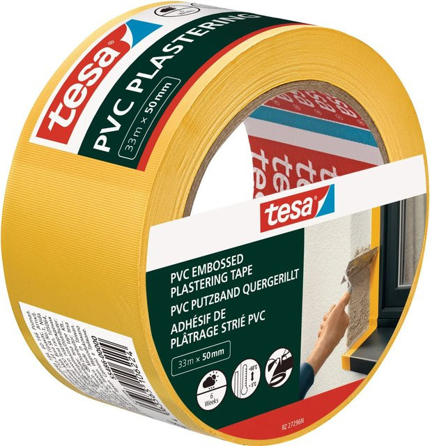 tesa PVC Putzband Gelb Breite: 50 mm, Länge: 33 m - Bild 2
