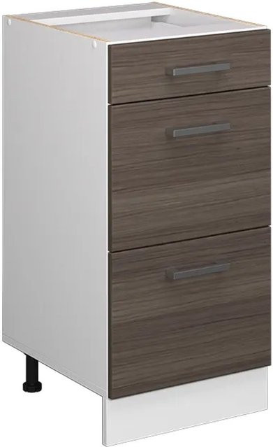 Vicco Küchenunterschrank R-Line mit Schubladen Weiß Edelgrau Breite: 40 cm - Bild 2