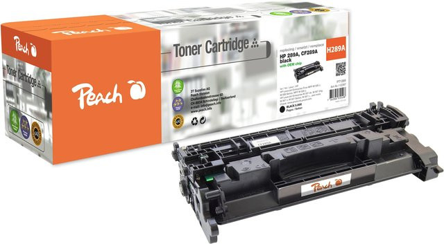 Peach HP 89A Toner Schwarz (CF289A) wiederaufbereitet für HP LaserJet Enterprise Flow MFP M 528 c und M 528 - Bild 1
