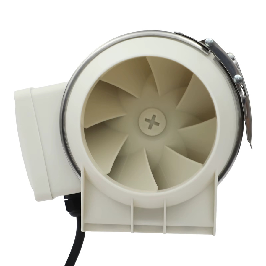 Bymaocar Inline-Kanalventilator für Küche und Badezimmer, Abluftventilator in Weiß aus Kunststoff, 220V - Bild 5