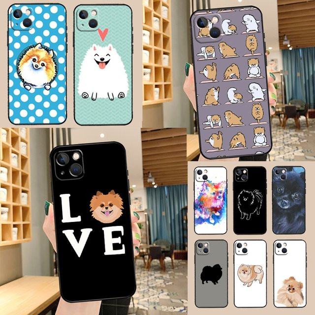 Handyhülle mit Pomeranian Hund Design für iPhone 17 Pro Max, 16, 15, 14, 13, 12 und weitere Modelle - Bild 1