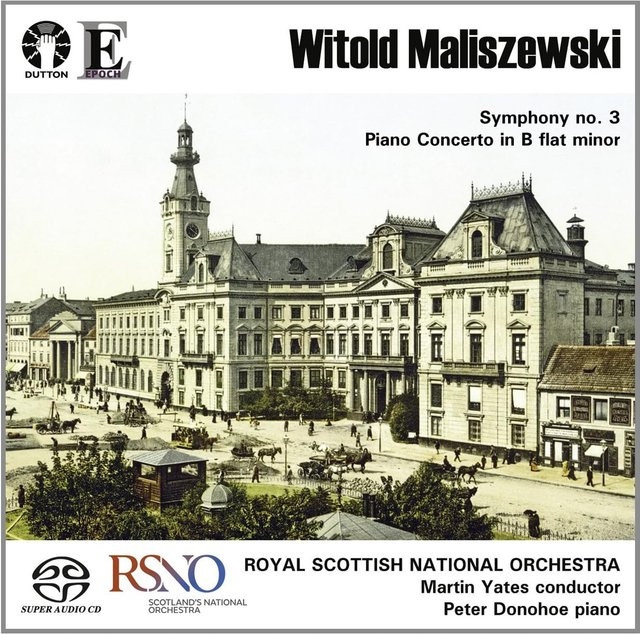 B-Dur/Symphonie Nr. 3 // Martin - Maliszewski/ Klavierkonzert, Martin Yates, CD - Bild 1