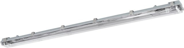 Eglo LED-Feuchtraumleuchte Basic Plus 2-flammig Grau 156 cm - Bild 1