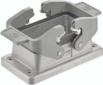 HARTING Anbaugehäuse 09 62 810 0392 09628100392 aus Kunststoff in Grau - Bild 1