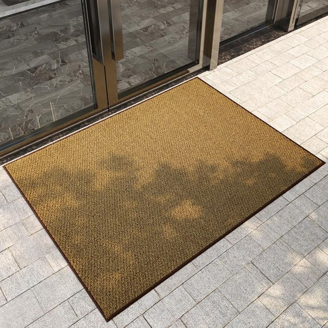 Rutschfeste Kokosmatte als Hoteleingangsteppich für gewerbliche Zwecke, beige, B/T: 75 x 45 cm - Bild 1