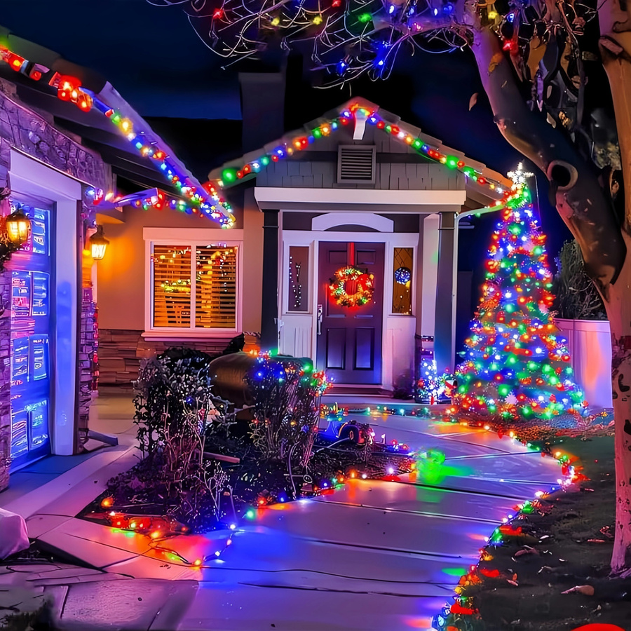 LEDOOR Solar-Lichterkette RGB Multicolour mit 12 Beleuchtungsmodi für Außenbereich und Dekoration - Bild 5