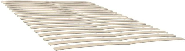 vidaXL Set 2 Lattenroste aus Pappelholz mit 34 Latten, braun, B/T/H: 80 x 200 cm - Bild 1
