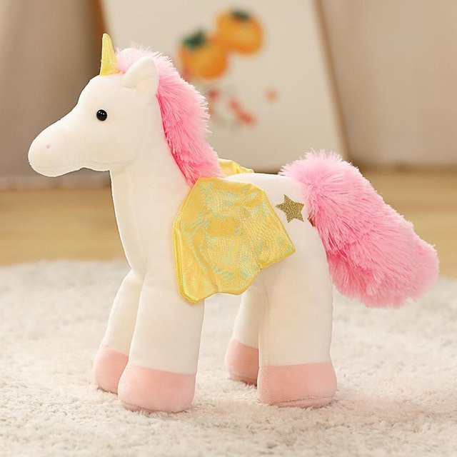 Kidsly Einhorn Plüschpferd, Stofftier, 30cm, ab 14 Jahren - Bild 1