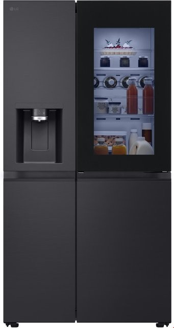 LG Side by Side Kühlschrank essence in Schwarz Matt GSXE81EVBD - Bild 1