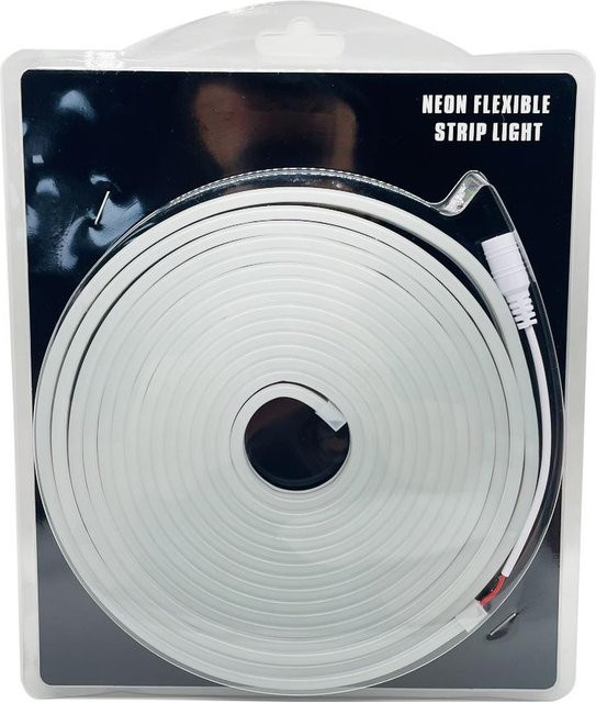 TC Home Lighting Neon Flex LED Streifen Warmweiß, 5m Wasserdicht Outdoor LED Strip mit USB und Netzteil - Bild 1