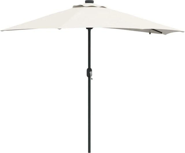 vidaXL Gartenparasol aus Polyester in Sand, B/T/H: 294 x 149 x 223 cm - Bild 1