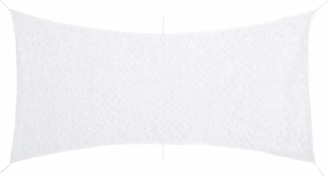vidaXL Tarnnetz mit Aufbewahrungstasche in Weiß, B x H: 506 x 279 cm - Bild 1