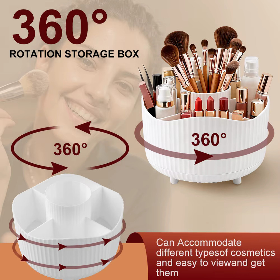 RUNTOIN Make-up-Organizer, weiß - Bild 2