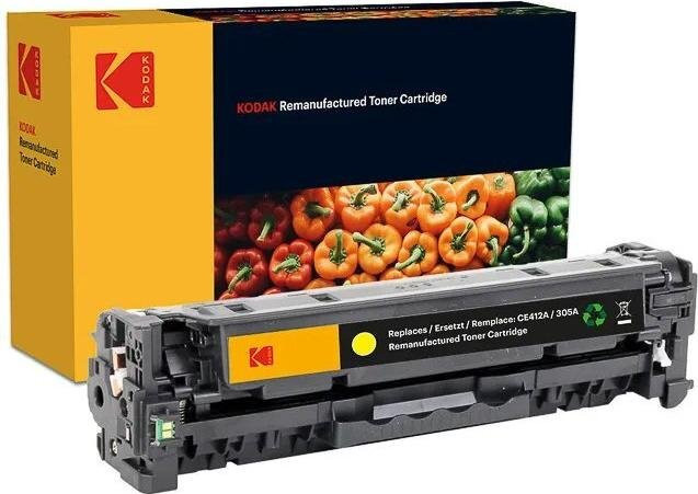 HP LaserJet Toner Cartridge CE412A/305A Gelb für HP LJ Pro 300 mit 2600 Seiten Reichweite - Bild 1