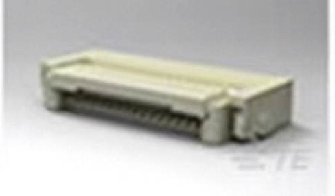 TE Connectivity FFC/FPC-Anschluss 33-polig mit 0,5 mm Rastermaß in Weiß - Bild 1