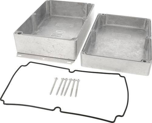 Hammond Electronics 1550Z220F Universal-Gehäuse aus Aluminium in Silber, B/T/H: 22,3 x 14,7 x 8,3 cm - Bild 1
