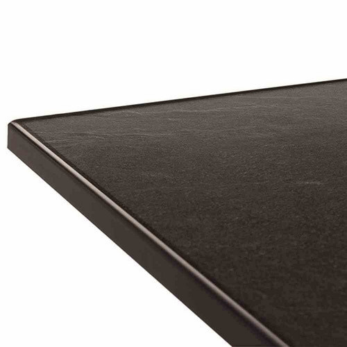 Sieger Boulevard-Klapptisch mit vivodur Tischplatte in Schieferdekor Anthrazit/Grau, B/T/H: 120 x 80 x 73 cm - Bild 2