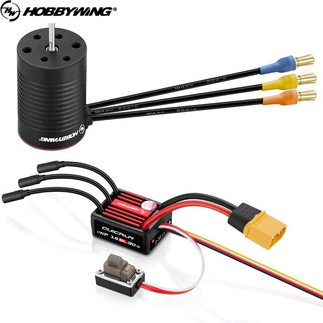 Hobbywing QuicRun WP 16BL30 G2 Brushless ESC 2030SL G2 5000KV/6500KV/7800KV 2435SL G3 4500KV/6500KV Motor für 1/16 1/18 RC-Auto, Fahrzeuge - Bild 1