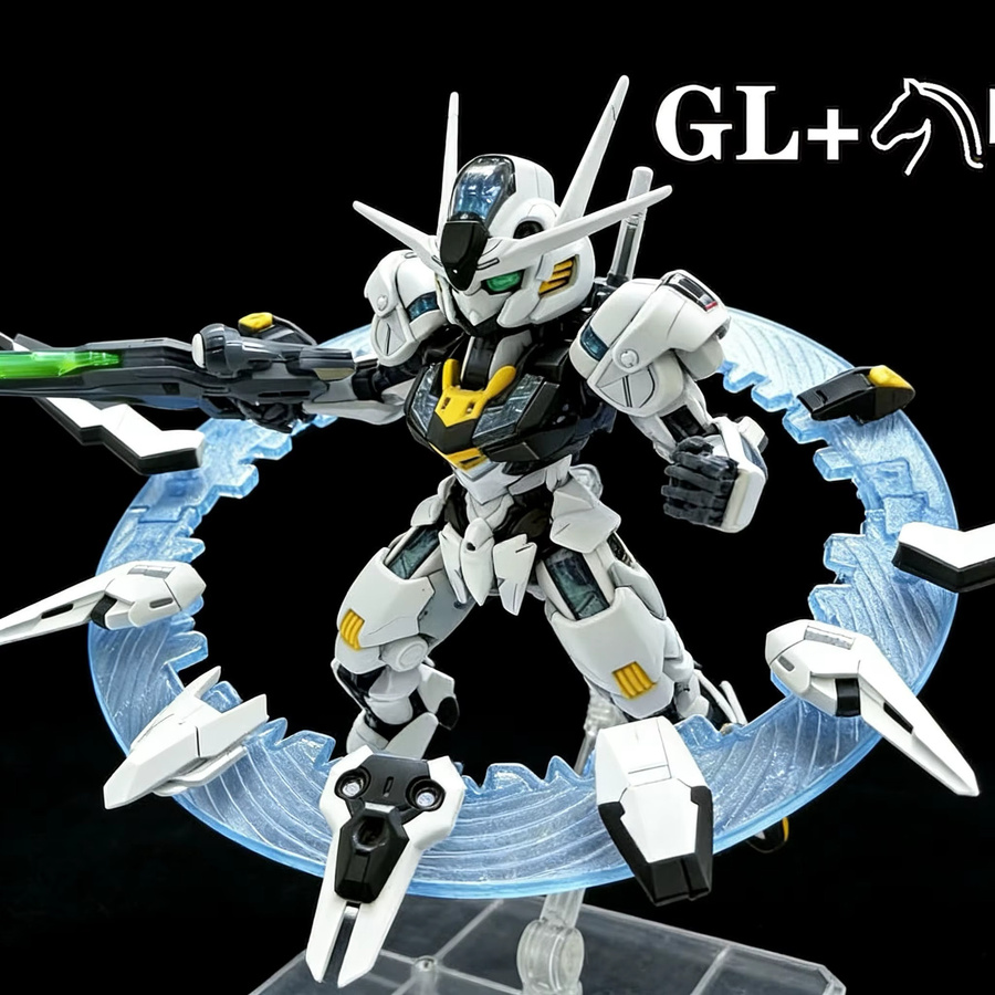 Bandai MGSD Xvx-016 Aerial, Modellbausatz, Actionfigur, Schwarz, Plastikmodell - Bild 2