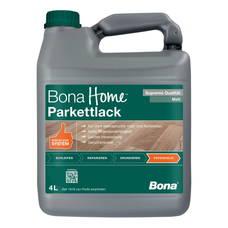 Bona Home Parkettlack Supreme matt transparent schnelltrocknend mit synthetischem Harz - Bild 2