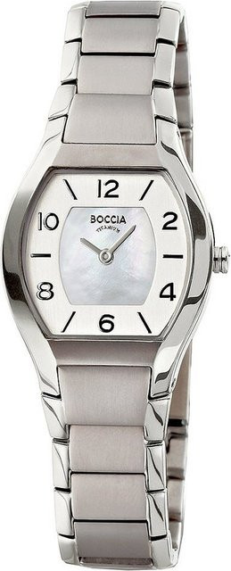 Boccia Damenuhr Titanium, Quarz, Silber, 27 mm, 5 ATM - Bild 1