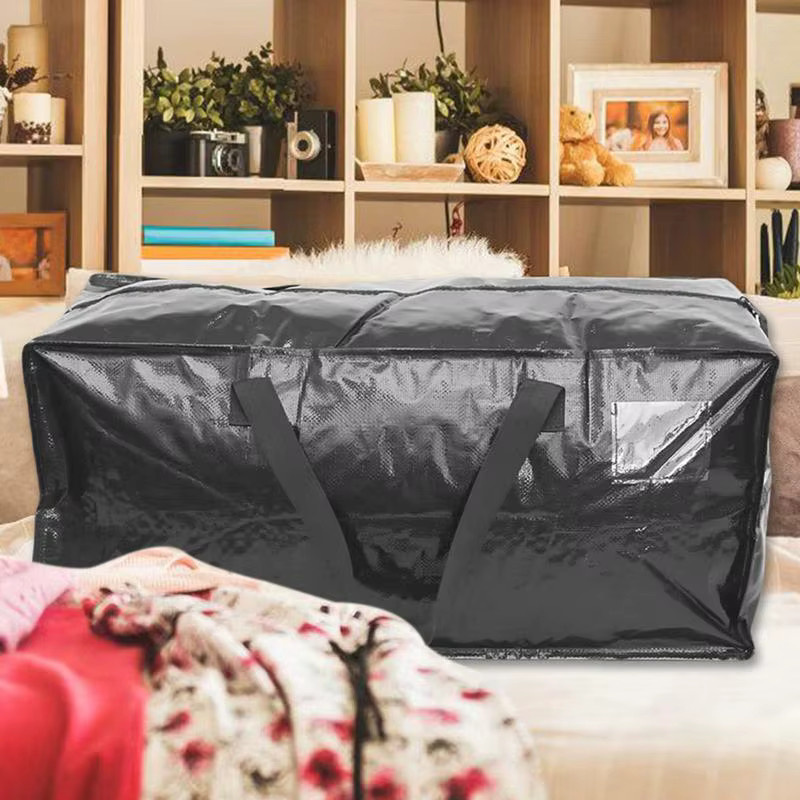 Extra große Hochleistungs-Aufbewahrungstasche in Schwarz zur platzsparenden Verpackung und Aufbewahrung - Bild 4