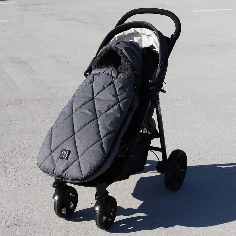 Kaiser Thermo-Sherpa-Fleece Fußsack XL Too in Anthracite - Bild 5