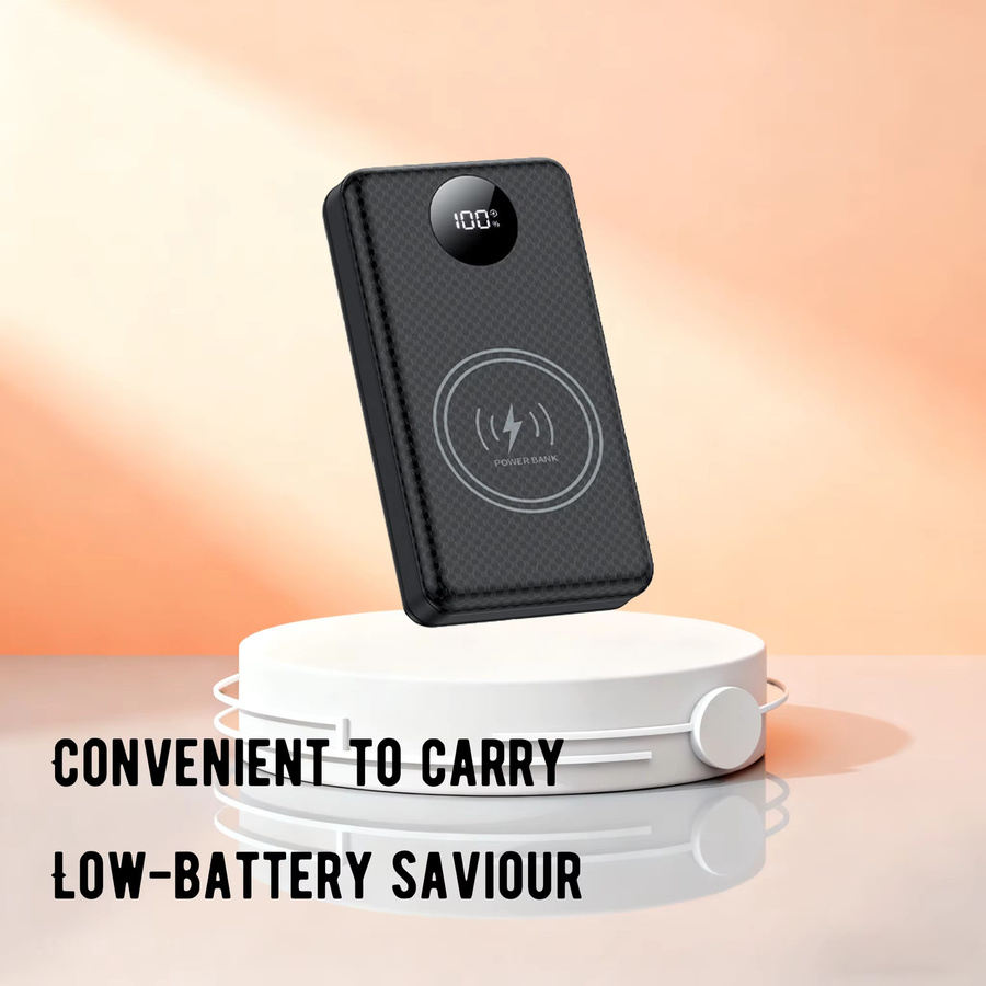 AICSRAD Powerbank Gehäuse für 6 18650 Batterien mit Dual USB und Typ C sowie Camping-Licht in Schwarz - Bild 3