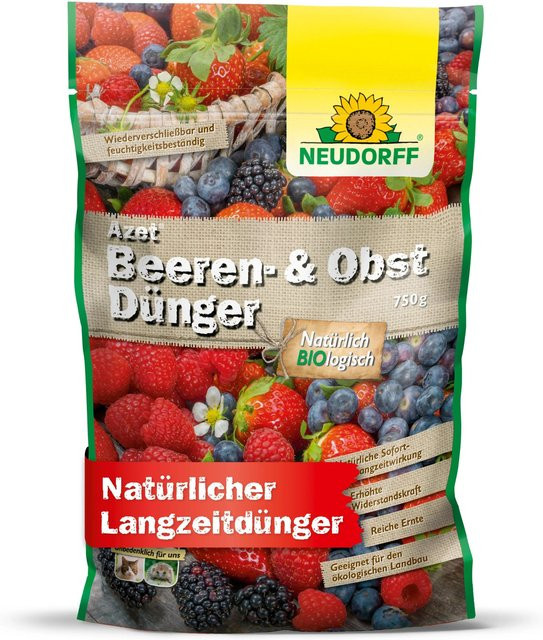 Neudorff Azet Beeren- und Obst-Dünger Slow-Release mit 750 g - Bild 1