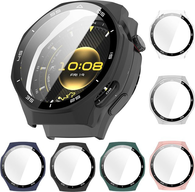 CAOWTAN Schutzhülle für Huawei Uhr GT 6 PRO 46mm, Kunststoff, Schwarz, Unisex - Bild 1