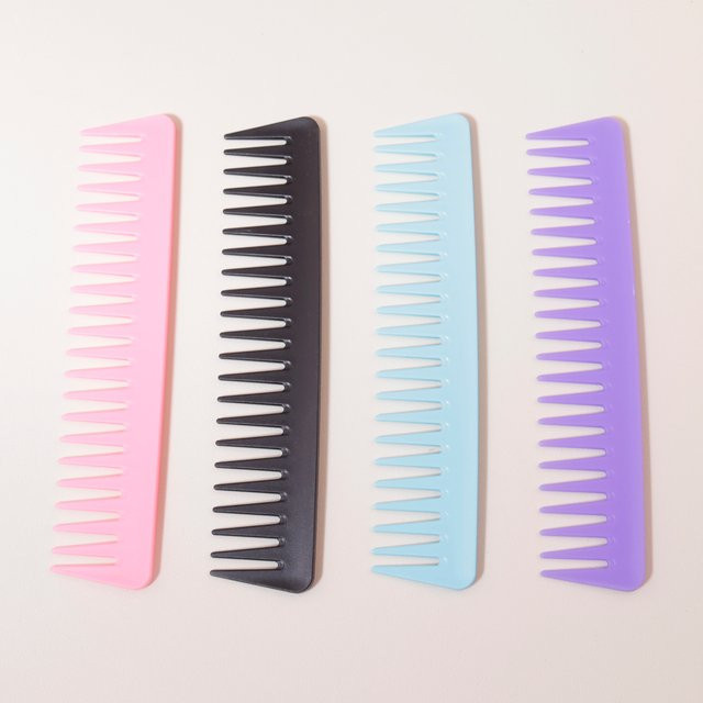 Haarentwirrungskamm, breiter Zahn, für lockiges und trockenes Haar, Unisex - Bild 1