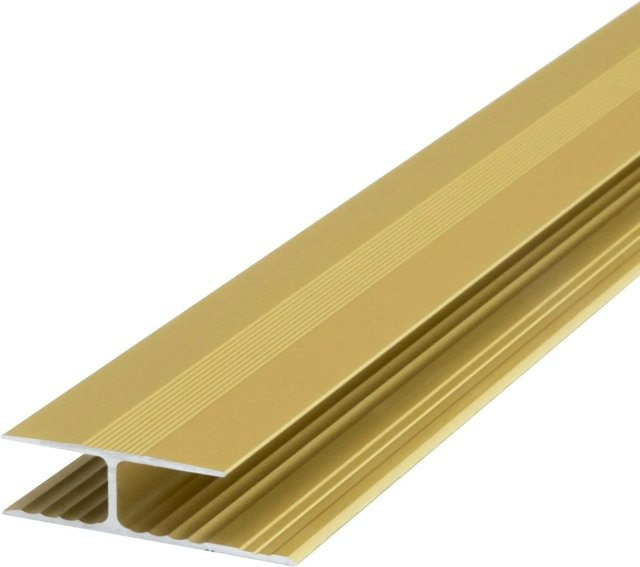 Dalsys Übergangsprofil aus Aluminium in Gold, Länge: 200 cm, Breite: 2,9 cm - Bild 1