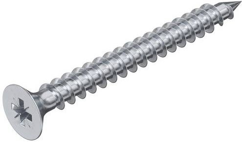 OBO Bettermann Sprintschraube 4759 Pozidriv aus verzinktem Stahl, Durchmesser: 4,0 mm, Länge: 30,0 mm, Farbe: Silber - Bild 1